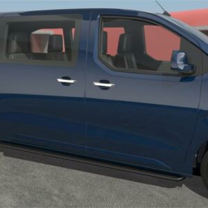Kanalrør 90x45mm Oval Sort Hjulavstand 3275mm.  Citroen Jumpy L3 2016+