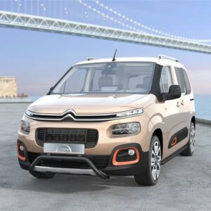 Frontbøyle 60mm lav Sort.  Peugeot Partner 2019+