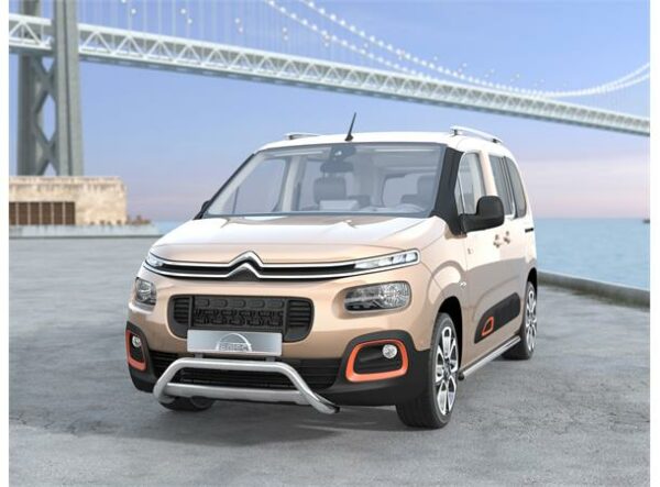 Frontbøyle-Kufanger 60mm lav Blank.  Citroen Berlingo 2019+