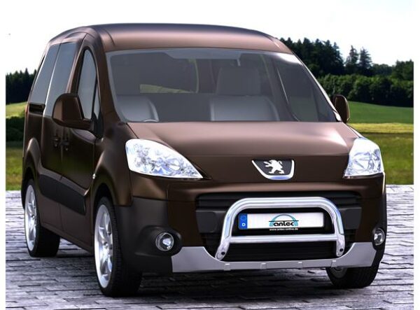 Frontbøyle 60/42mm m/tverrør Blank.  Peugeot Partner 2012-2018