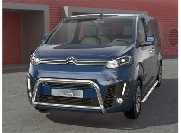 Frontbøyle 60/42mm m/tverrør Blank.  Peugeot Expert 2016+