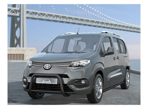 Frontbøyle-Kufanger 60/42mm m/tverrør Sort.  Citroen Berlingo 2019+ - Bilde 4