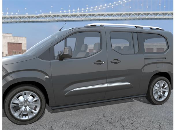 Kanalrør 51mm Sort L2 lengde. Citroen Berlingo L2 2019+
