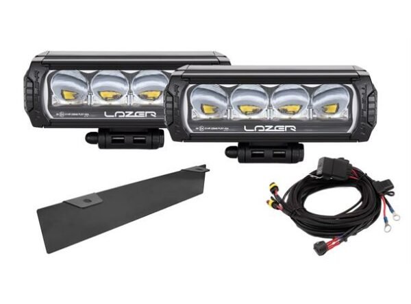 Lyspakke Lazer Triple-R 750 Std og skiltbrakett med senterfester.  Universal