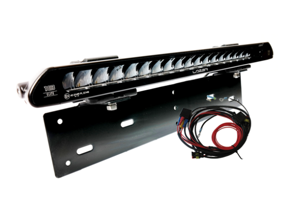 Lyspakke Lazer Linear 18 LED Elite og skiltbrakett.  Universal