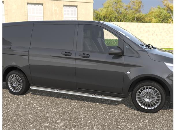 Kanalrør 90x45mm Ovalt Blank. Mercedes Vito / V-klasse W447 A1 og A2 2015+ 2022+