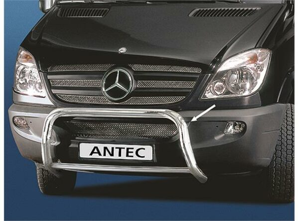 Frontbøyle 60mm m/42mm tverrør Blank.  Mercedes Sprinter 2006-2016