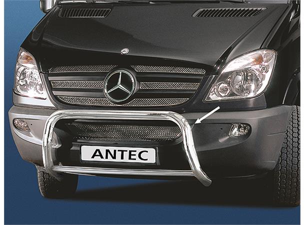 Frontbøyle 60mm m/42mm tverrør Blank. Mercedes Sprinter 2006-2016