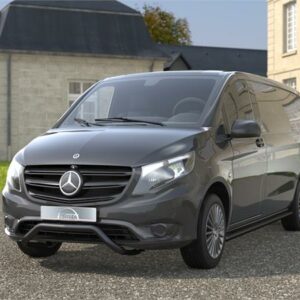 Frontbøyle 60mm Lav sort utgave.  Mercedes Vito / V-klasse W447 2015+ 2022+