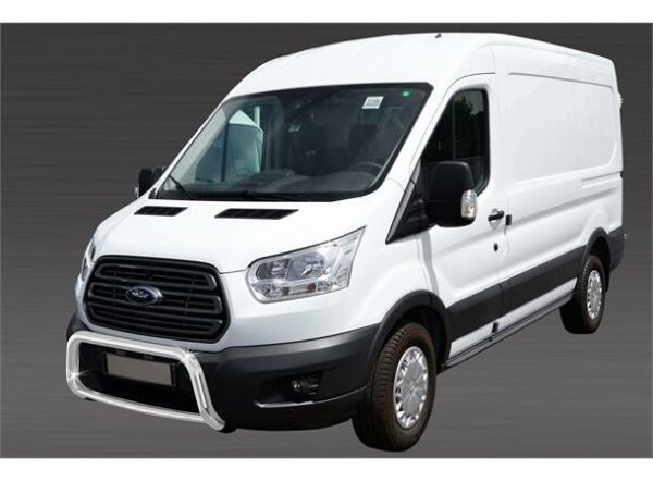 Frontbøyle 60/42mm m/tverrør Blank.  Ford Transit 2014+ 2019+