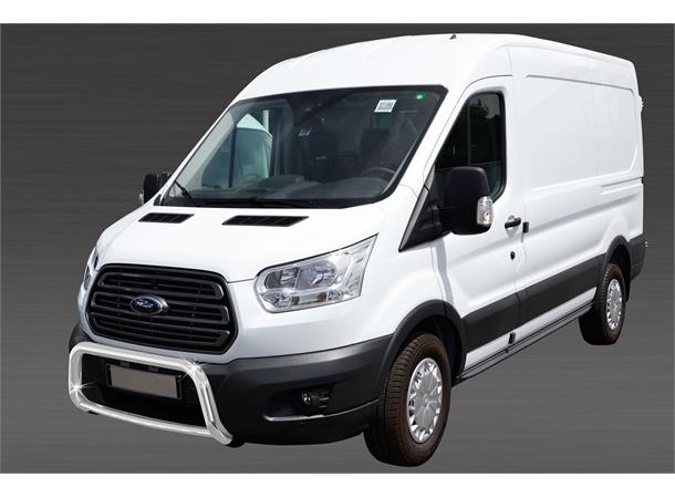Frontbøyle 60/42mm m/tverrør Blank. Ford Transit 2014+ 2019+