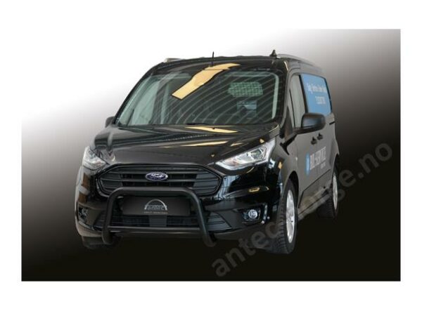 Frontbøyle 60mm med 42mm tverrør Sort.  Ford Transit Connect 2014-2018