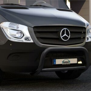 Frontbøyle 60mm m/42mm tverrør Sort.  Mercedes Sprinter W906 2014-2018