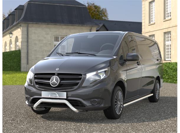 Frontbøyle 60mm Lav Blank utgave.  Mercedes Vito / V-klasse W447 2015+ 2022+
