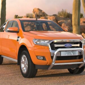 Frontbøyle 76/51mm m/tverrør Blank.  Ford Ranger 2016+ 2019+