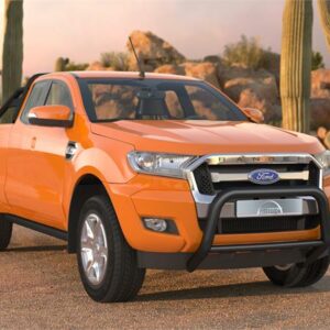 Frontbøyle 76/51mm m/tverrør Sort.  Ford Ranger 2016+ 2019+