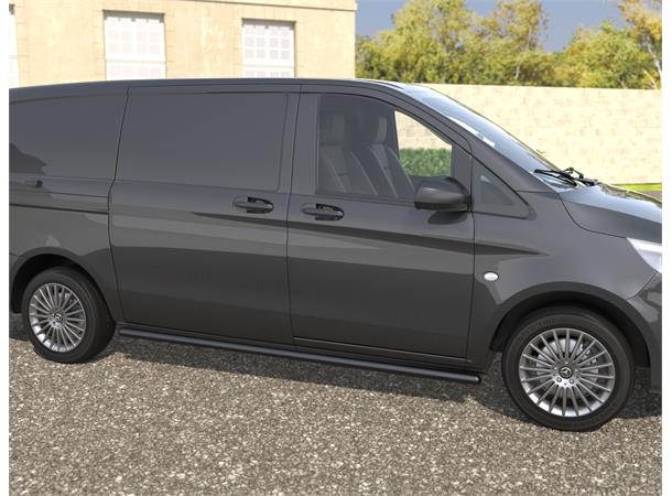 Kanalrør 60mm Sort.  Mercedes Vito / V-klasse W447 A1 og A2 2015+ 2021+