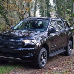 Lyspakke Lazer T24 Evolution takmontert.  Ford Ranger 2016+ 2019+ m/takrails