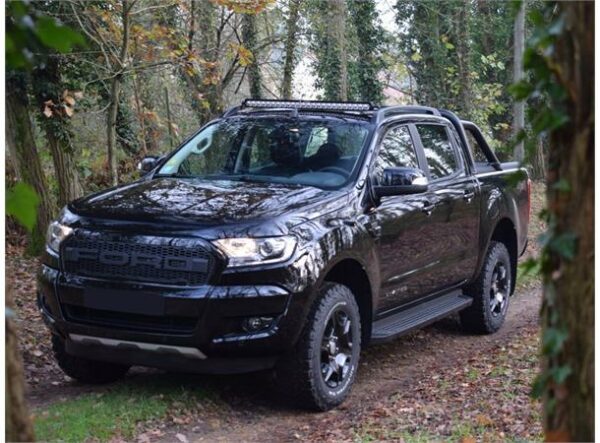 Lyspakke Lazer T24 Evolution takmontert.  Ford Ranger 2016+ 2019+ m/takrails
