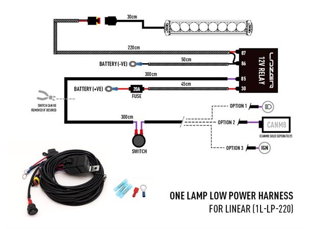 Lyspakke Lazer T24 Evolution takmontert.  Ford Ranger 2016+ 2019+ m/takrails - Bilde 4