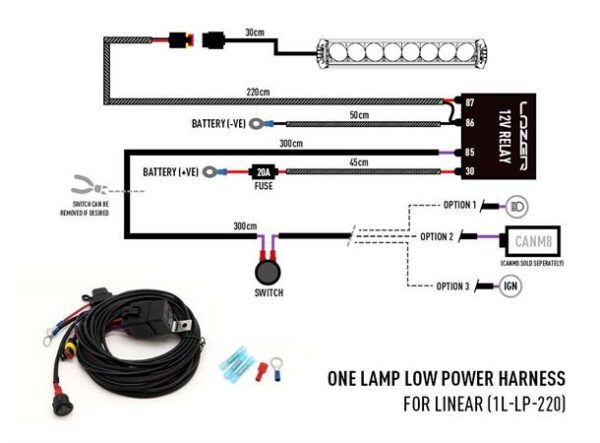 Lyspakke Lazer Triple-R 24E takmontert.  Ford Ranger 2016+ 2019+  Uten takrails - Bilde 3