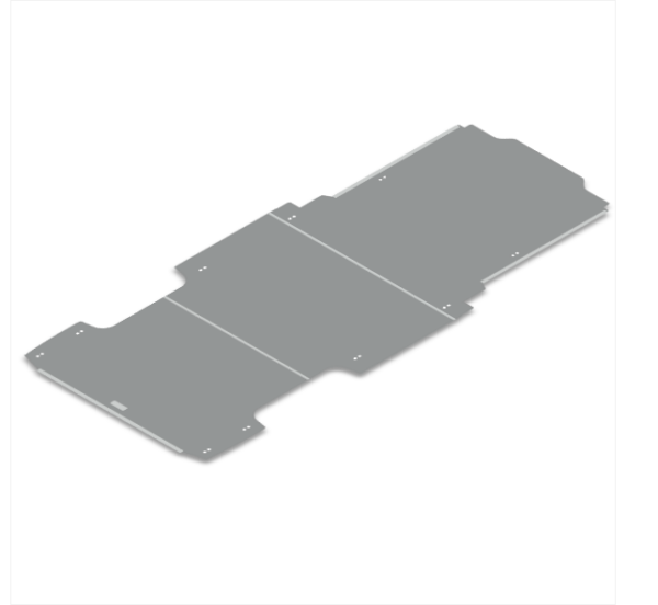 Gulvplate varerom.  VW Crafter L4 m/2 sidedører 2006+ 2017+
