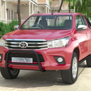 Frontbøyle 60/42mm Sort.  Toyota Hilux 2016-2020