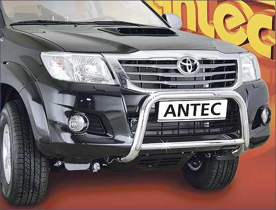 Frontbøyle 60/42mm Sort.  Toyota Hilux 2012-2015