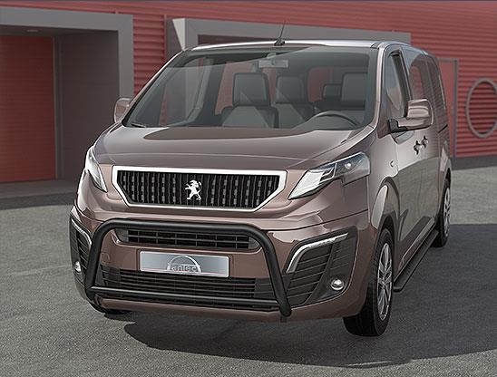 Frontbøyle 60/42mm m/tverrør Blank.  Toyota Proace 2016+ og Electric 2021+