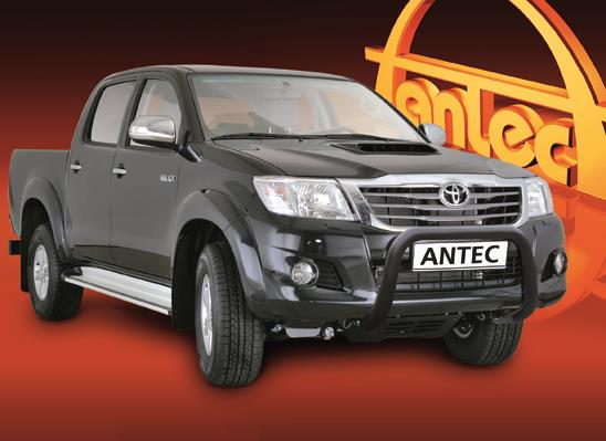 Frontbøyle 70mm Sort.  Toyota Hilux 2012-2015