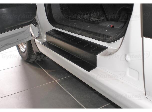 Dørterskelbeskytter i sort plast.  Peugeot Expert 2007-2015 - Bilde 3