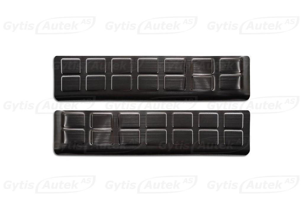 Dørterskelbeskytter i mørk børstet stål. Opel Vivaro 2020+ - Bilde 3