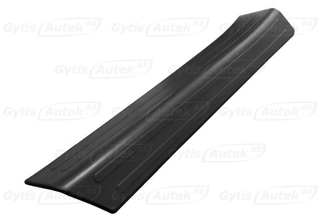 Dørterskelbeskytter i sort plast.  Opel Combo 2019+