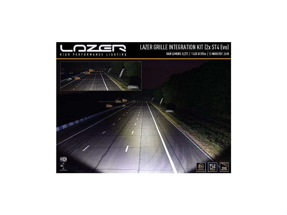 Lyspakke Lazer ST4 Evolution Grillkit. Toyota Hilux InvincibleX 2017+ - Bilde 4
