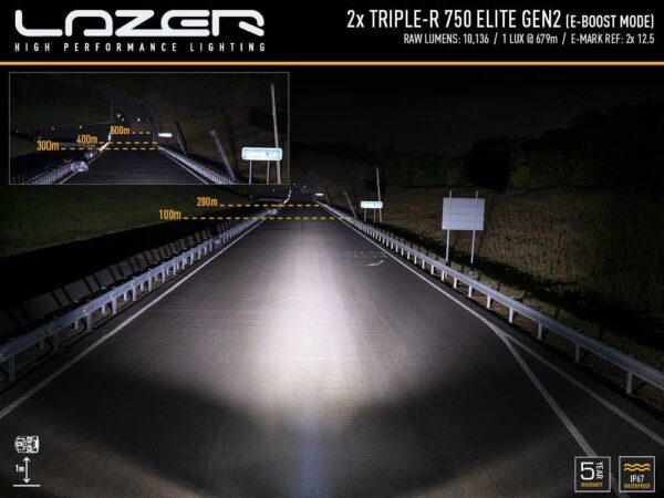Lyspakke Lazer Triple-R 750 Elite Grillkit.  VW Transporter T6 Highline 2016+ - Bilde 4