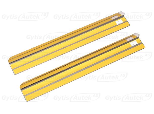 Dørterskelbeskytter i stålgrå børstet stål. Opel Vivaro 2015-2019 - Bilde 3