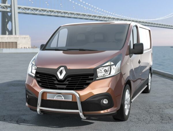 Frontbøyle 60/42mm m/tverrør Blank.  Renault Traffic 2015+