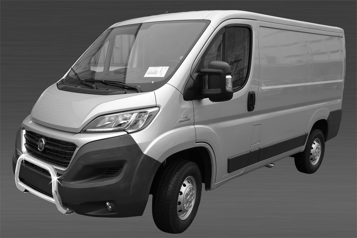 Frontbøyle 60mm m/42mm tverrør Blank. Fiat Ducato 2015+