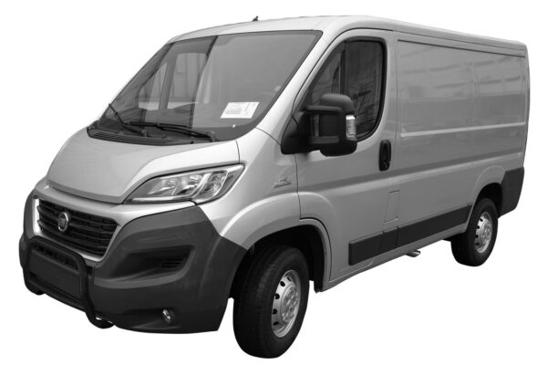 Frontbøyle 60mm m/42mm tverrør Sort.  Fiat Ducato 2015+
