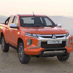 Frontbøyle 70/51mm lav Sort.  Mitsubishi L200 X-Edition 2019+