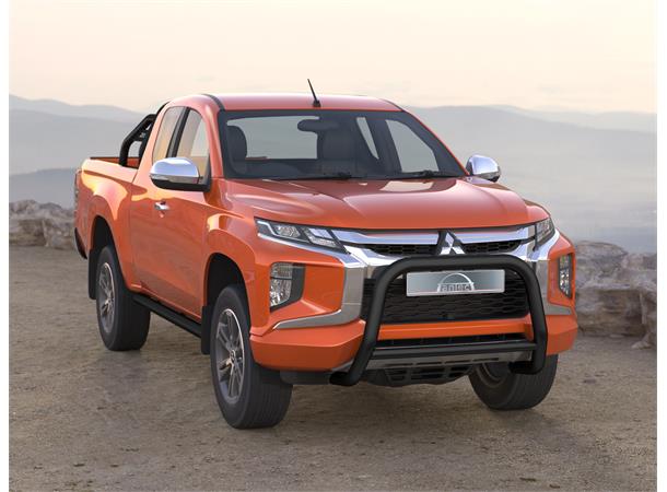 Frontbøyle 70/51mm høy Sort. Mitsubishi L200 X-Edition 2019+