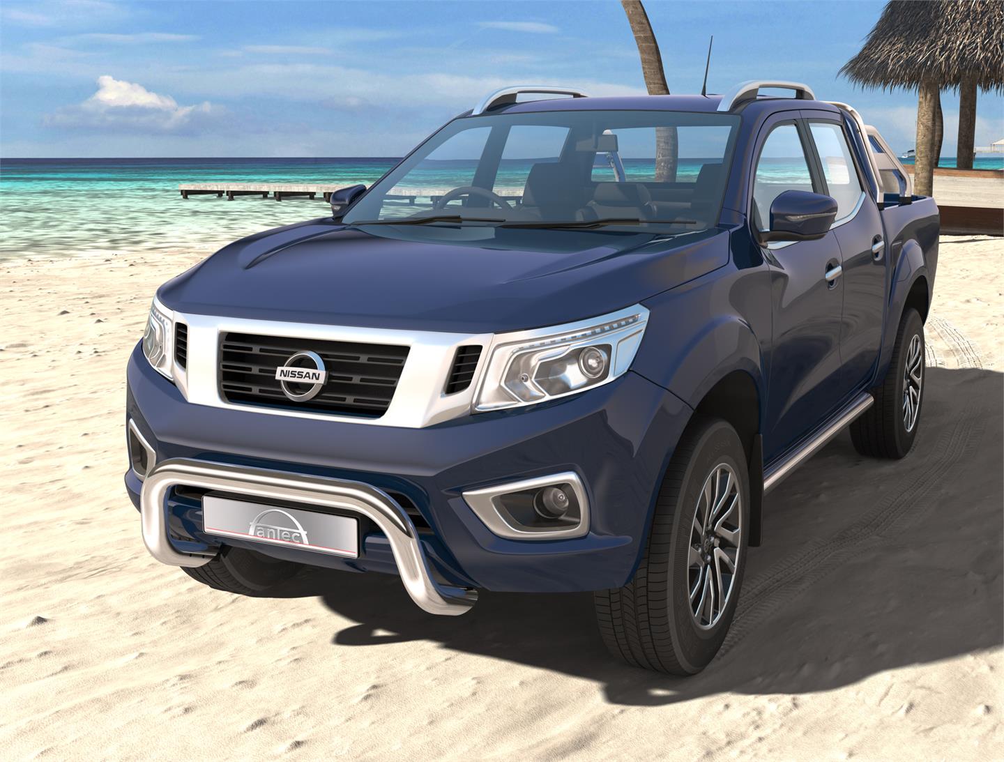 Frontbøyle 76mm Blank. Nissan Navara D23 2016+ 2019+