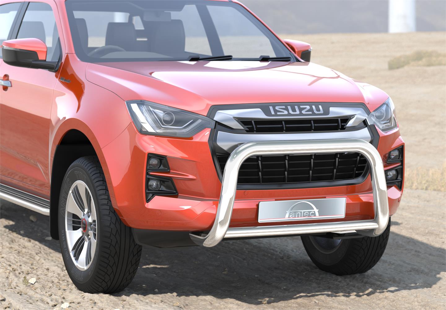 Frontbøyle 76/51mm Blank. Isuzu D-Max 2021+