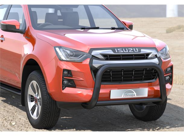 Frontbøyle 76/51mm Sort. Isuzu D-Max 2021+