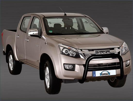 Frontbøyle 76/51mm Sort.  Isuzu D-Max 2012-2020