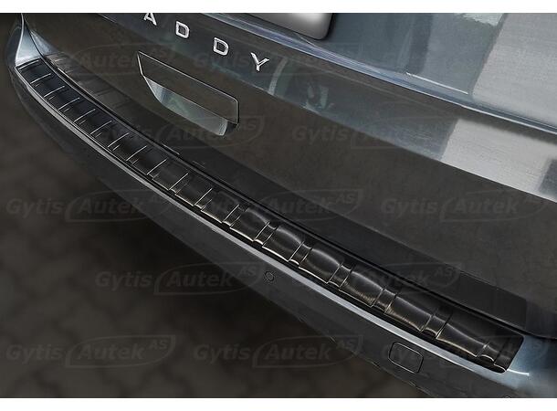 Bakfangerbeskytter børstet mørk stål.  VW Caddy Cargo 2021+