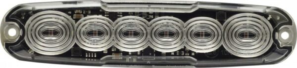 Maxtel Blitz 6LED Superslim. H30 x B131 x D7,5mm. Multivolt.