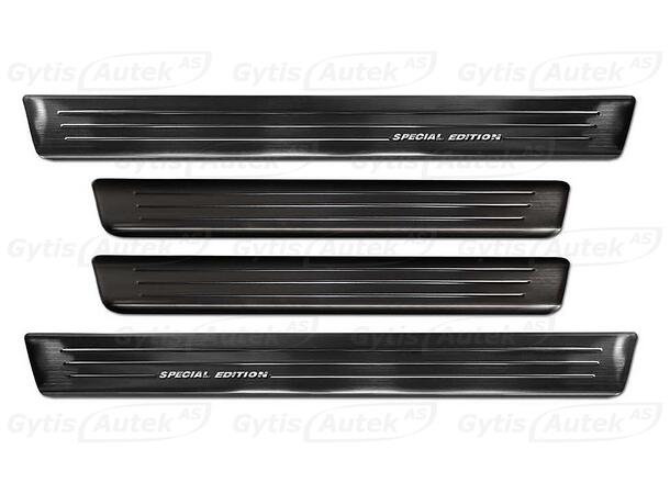 Dørterskelbeskytter i mørk børstet stål. Renault Kangoo 2022+ - Bilde 3