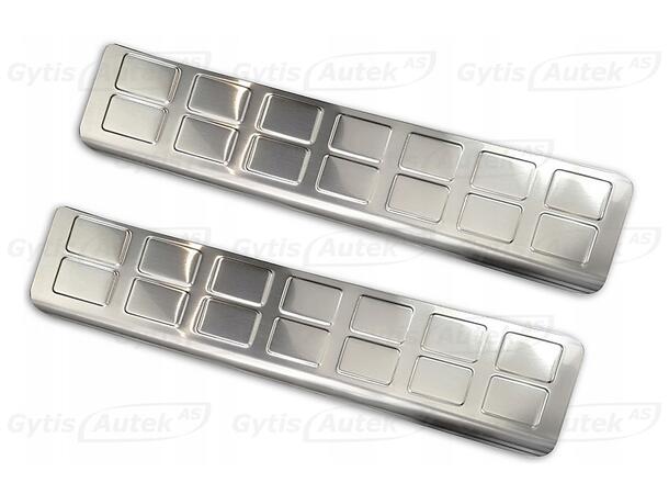 Dørterskelbeskytter i stålgrå børstet stål. Toyota Proace 2016+ og Electric 2021+ - Bilde 3