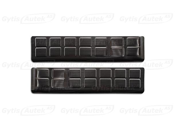 Dørterskelbeskytter i mørk børstet stål.  Toyota Proace 2016+ og Electric 2021+ - Bilde 3